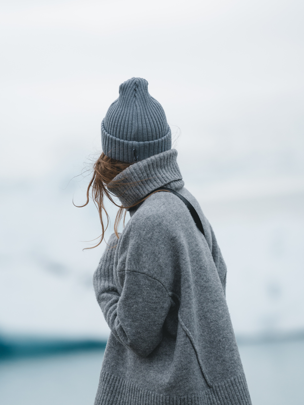 Woman In Grey Jacket